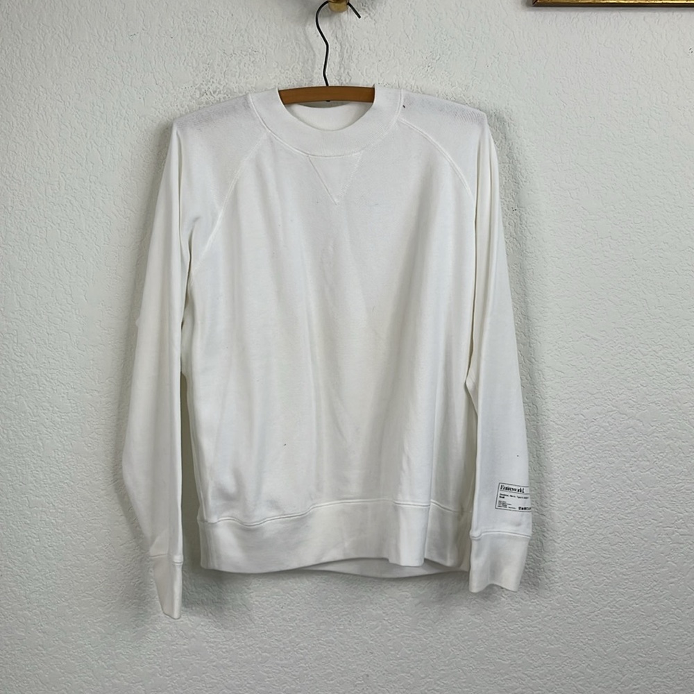 Entire world white sweatshirt
